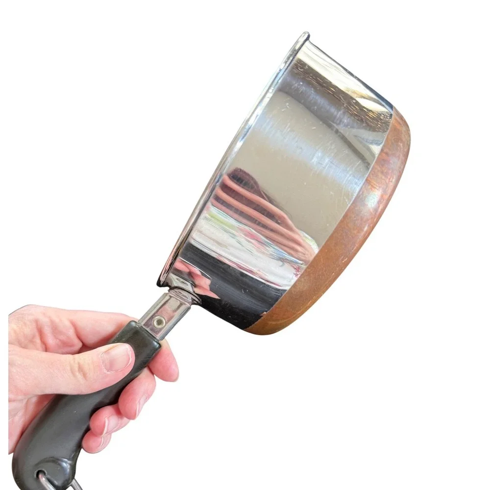Revere Ware 1 Qt Saucepan Copper Bottom Stainless Steel Pot 00-h Indonesia